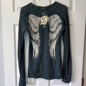 Sinful reversable long sleeve top